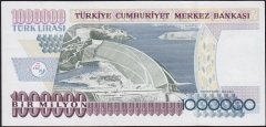 7.Emisyon 1.Tertip 1 000 000 Lira C32 624941 Ççt Çilaltı