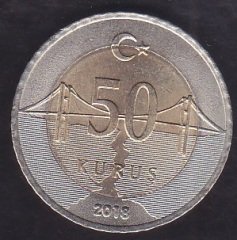 2018 YILI 50 KURUŞ ÇİL