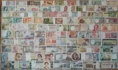 100 ADET YABANCI KAĞIT PARA FARKLI HEPSİ ÇİL - Para Listesi Açıklamada Vardır