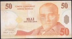 8.Emisyon 50 YTL C30 004816 Çok Temiz