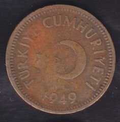 1949 Yılı 25 Kuruş