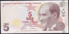 9.Emisyon 1.Tertip 5 Lira A126 030999 Çil
