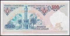 7.Emisyon 2.Tertip 500 Lira E05 434317 Çilaltı Çil