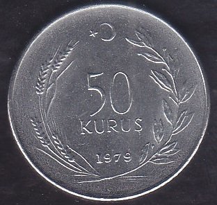 1979 YILI 50 KURUŞ ÇİL