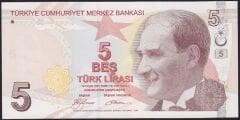 9.Emisyon 1.Tertip 5 Lira A062 613 613 Çil