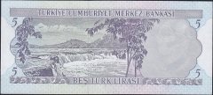6.Emisyon 2.Tertip 5 Lira G89 150807 Çilaltı Çil