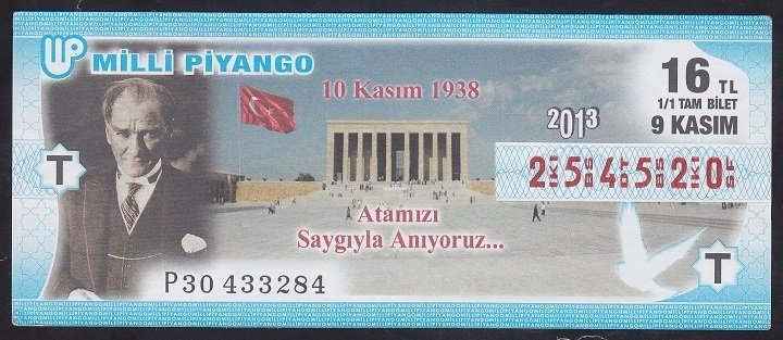 2013 9 KASIM TAM BİLET