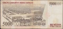 7.Emisyon 5 000 000 Lira A74 096271 Temiz