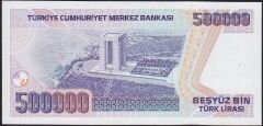 7.Emisyon 3.Tertip 500000 Lira G28 542702 Çil