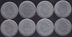 1971 - 1979 YILLARI 50 KURUS TAM TAKIM eski para alan yerler