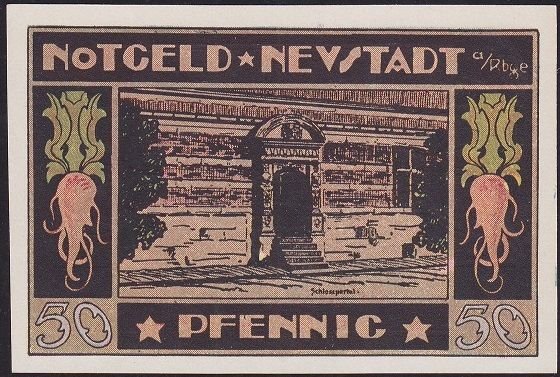 Almanya 50 Pfennig Notgeld 1922 Çilaltı Çil