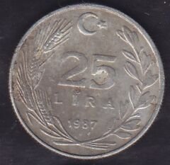 1987 Yılı 25 Lira