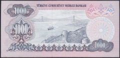 6.EMİSYON 3.TERTİP 1000 LİRA F13 085395 ÇİL