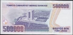 7.Emisyon 3.Tertip 500000 Lira F88 660895 Çilaltı Çil