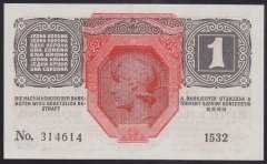 AVUSTURYA MACARİSTAN 1 KORONA 1917 ÇİLALTI ÇİL