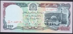 Afganistan 5000 Afganis 1372 ( 1993 ) Çil Pick 62