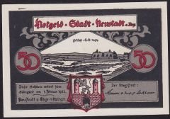 Almanya 50 Pfennig Notgeld 1922 Çilaltı