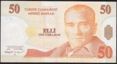 8.Emisyon 50 YTL C35 055841 Çok Temiz+
