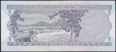 6.Emisyon 2.Tertip 5 Lira G85 353275 Çok Çok Temiz