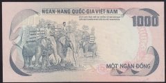 VİETNAM ( GÜNEY )1000 DONG 1972 ÇİL