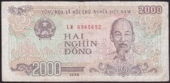 Vietnam 2000 Dong 1988 Temiz