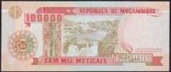 Mozambik 100000 Escudos 1993 ÇİL Pick 139