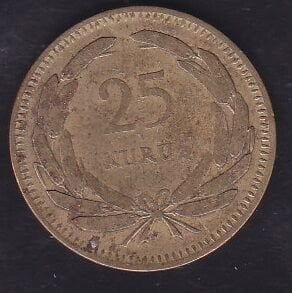1948 Yılı 25 Kuruş