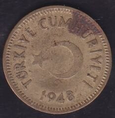 1948 Yılı 25 Kuruş