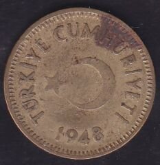 1948 Yılı 25 Kuruş