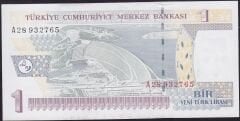8.Emisyon 1 YTL A28 932765 Çil