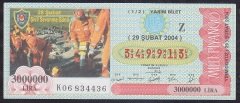 2004 29 ŞUBAT YARIM BİLET Z SERİSİ eski para fiyatları