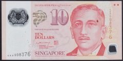SİNGAPUR 10 DOLAR 2005 ÇİL POLYMER