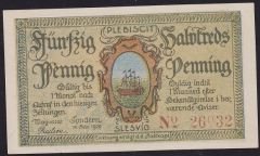 Almanya 50 Pfennig Notgeld 1920 Çil