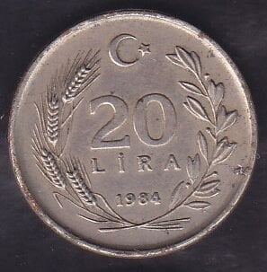 1984 Yılı 20 Lira