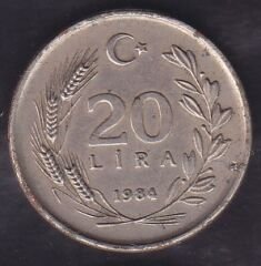 1984 Yılı 20 Lira