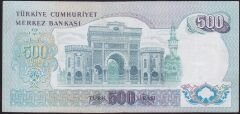 6.Emisyon 2.Tertip 500 Lira F70 039114 Çok Temiz ( Düzeltme Var )