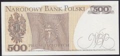 Polonya 500 Zloty 1982 ÇİLALTI ÇİL Pick 145d