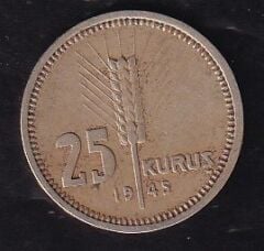 1945 Yılı 25 Kuruş