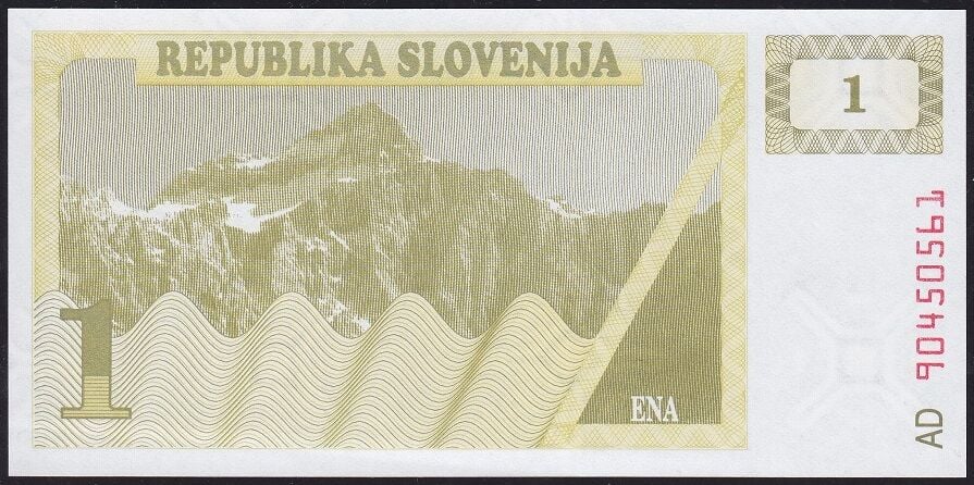 Slovenya 1 Tolarjev 1990 Çil