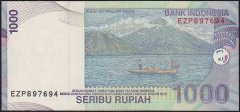 Endonezya 1000 Rupiah 2000 / 2008 ÇİL Pick 141i
