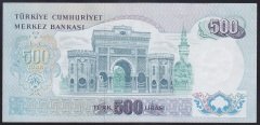 6.EMİSYON 2.TERTİP 500 LİRA N26 268870 ÇİLALTI