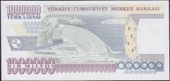 7.Emisyon 3.Tertip 1 000 000 Lira U20 618222 Çil