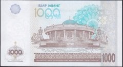 Özbekistan 1000 Cym 2001 Çil Pick 82R - ZP Serisi Replacement