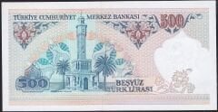 7.Emisyon 2.Tertip 500 Lira D75 517111 Çil