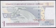 8.Emisyon 1 YTL A17 407710 Çil