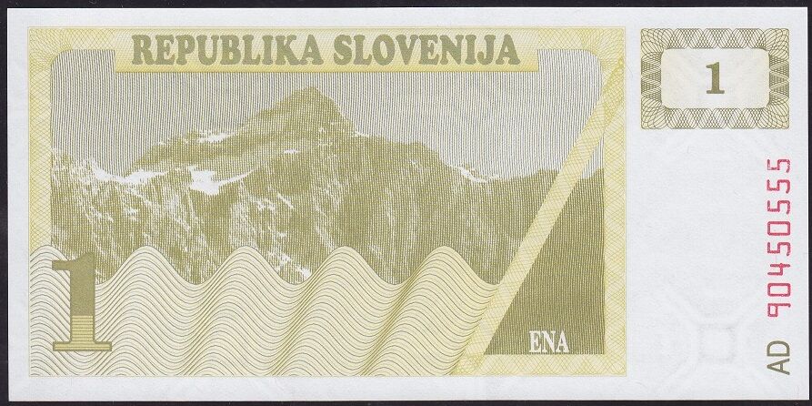 Slovenya 1 Tolarjev 1990 Çil ( 555 )