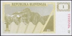 Slovenya 1 Tolarjev 1990 Çil ( 555 )