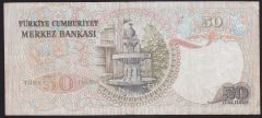 6.EMİSYON 1.TERTİP 50 LİRA F89 374124 ÇOK TEMİZ + eski kağıt para fiyatları