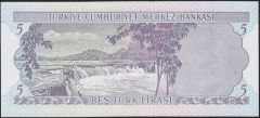 6.Emisyon 1.Tertip 5 Lira E75 453579 Çilaltı Çil