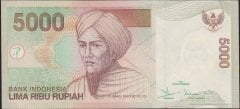 Endonezya 5000 Rupiah 2001 / 2008 ÇİL Pick 142h